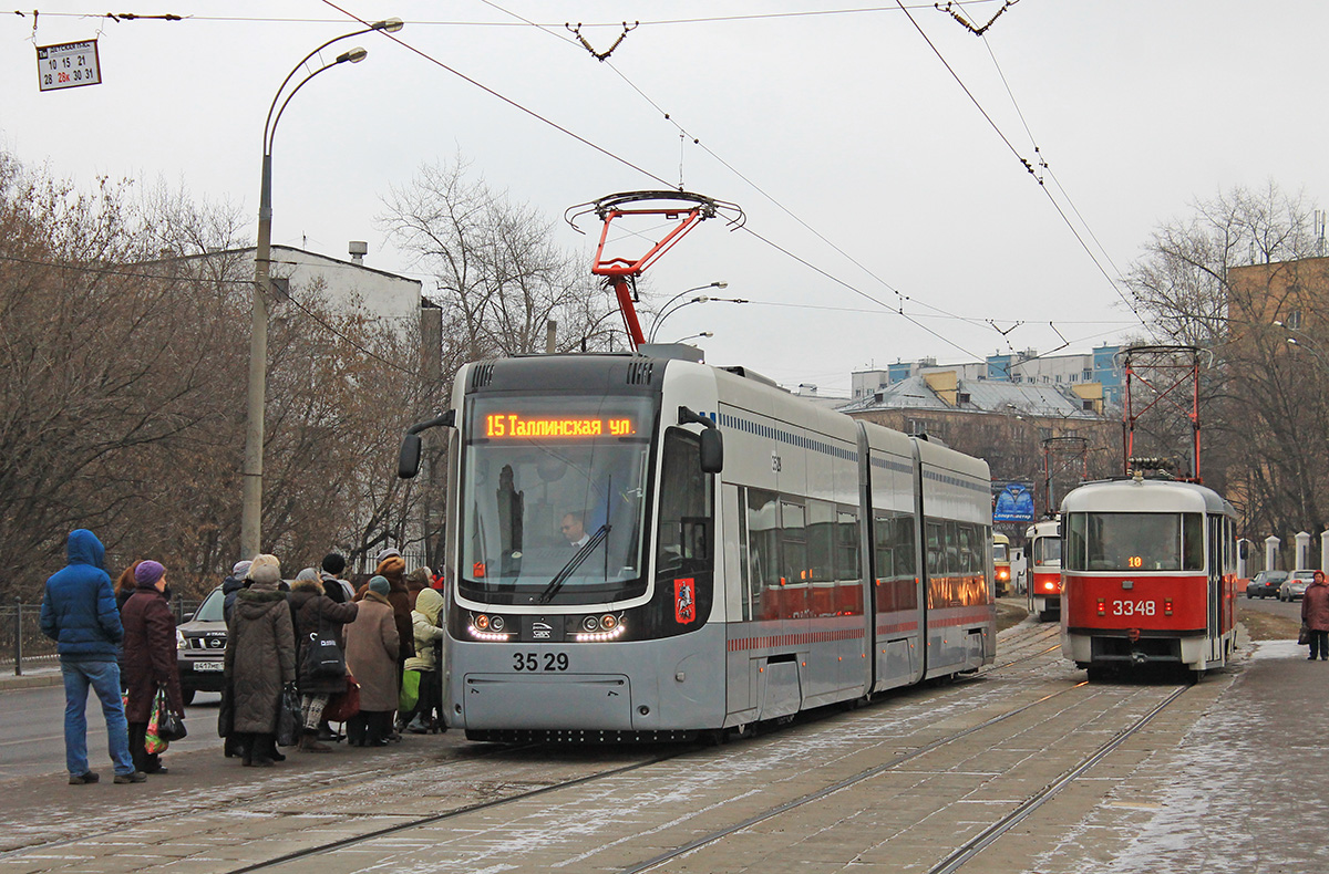 Москва, 71-414 (Pesa Fokstrot) № 3529