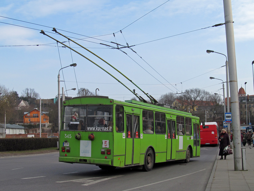 Каунас, Škoda 14Tr13/6 № 345