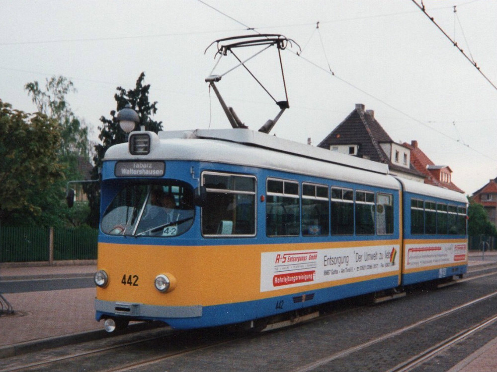 Гота, Duewag GT6 № 442