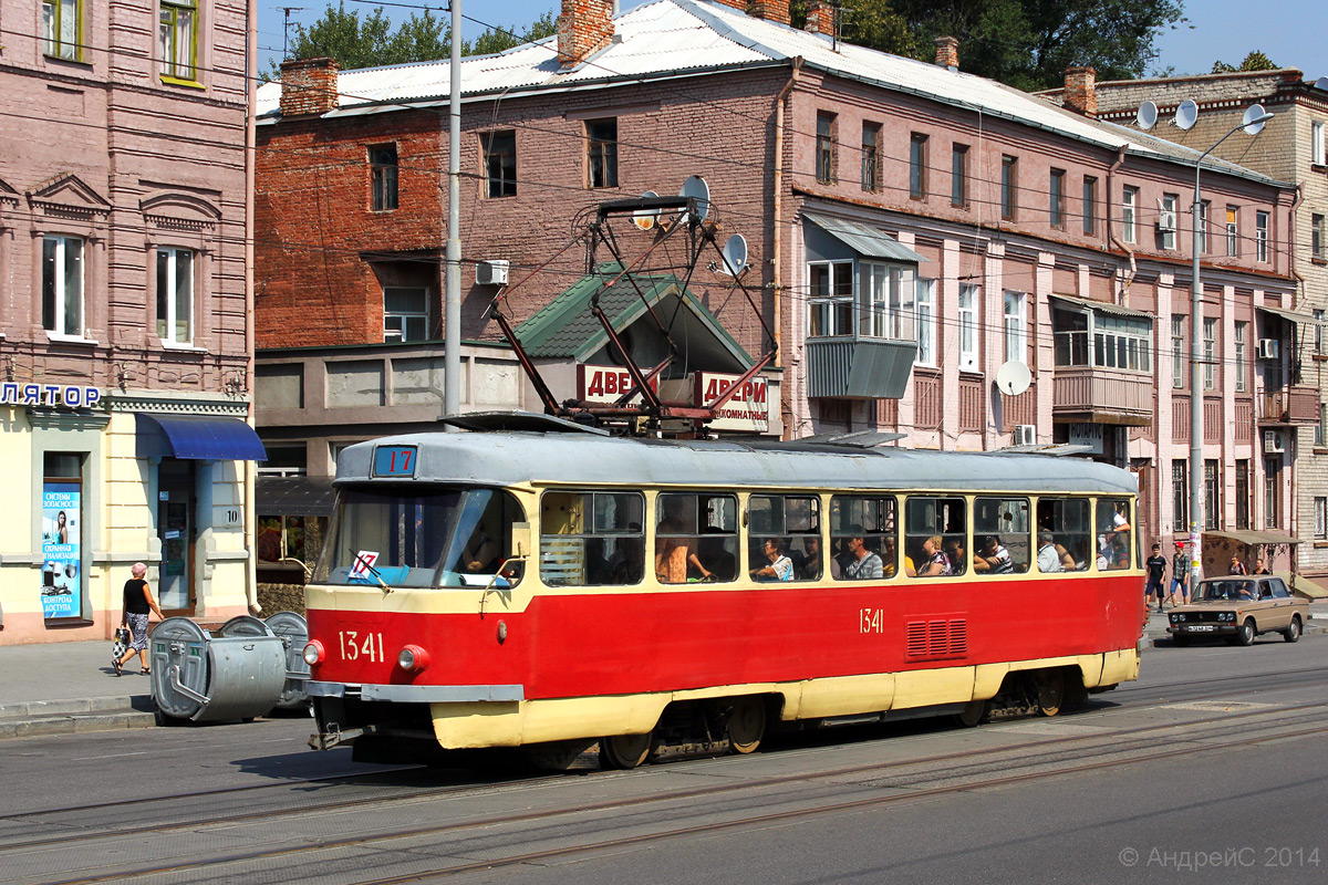 Днепр, Tatra T3SU (двухдверная) № 1341