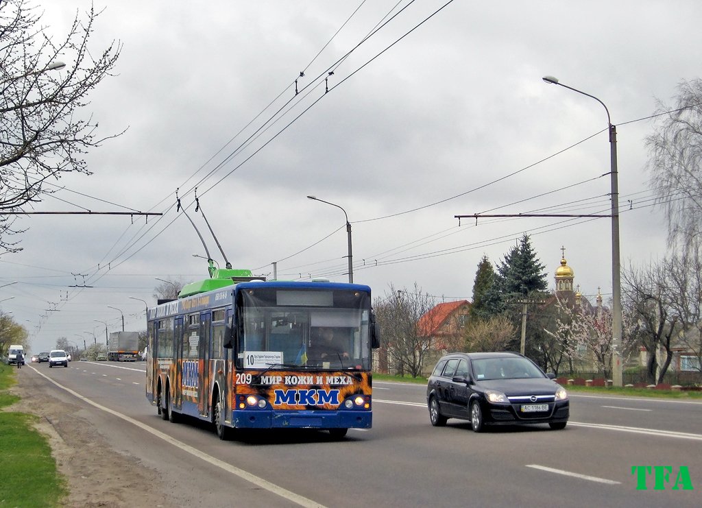 Luck, Bogdan E231 Br. 209; Luck — Memorial Sunday, routes to Harazdzha Luck, Bogdan E231 Br. 209; Luck — Memorial Sunday, routes to Harazdzha
