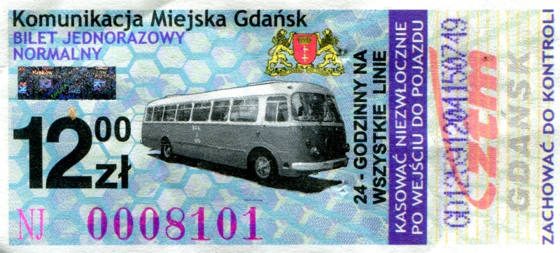 Гданьск — Проездные документы