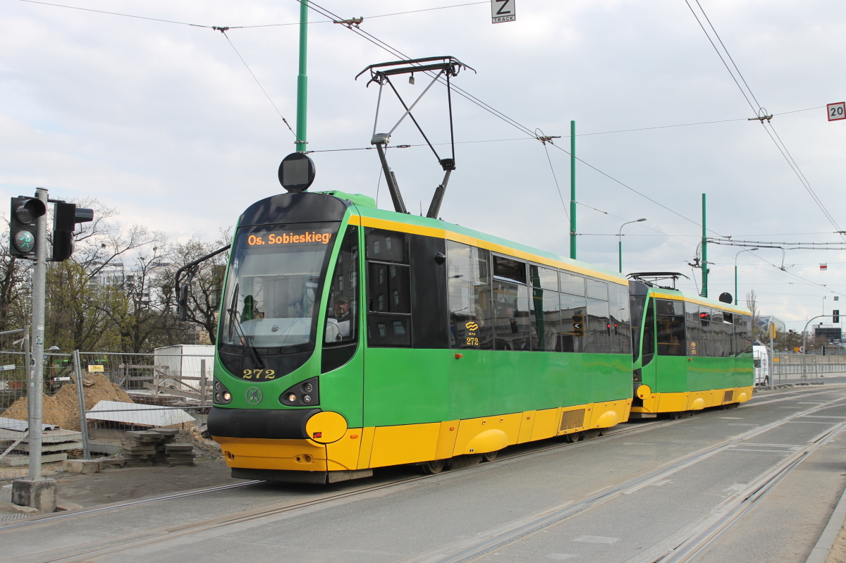 Познань, Konstal 105N-Alfa HF07 № 272