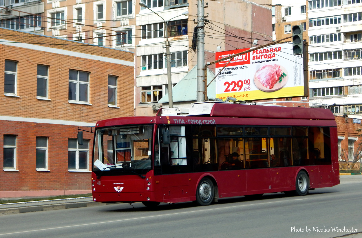 Тула, Тролза-5265.00 «Мегаполис» № 48 Тула, Тролза-5265.00 «Мегаполис» № 48