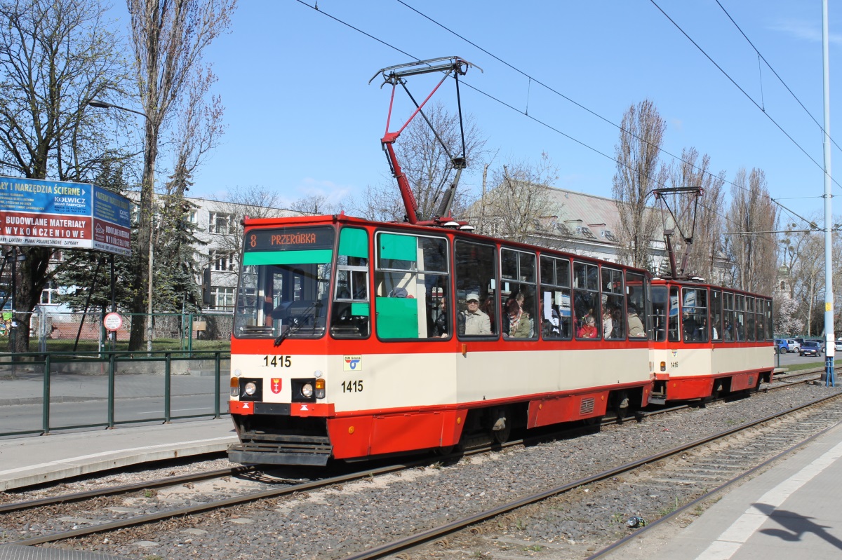 Гданьск, Konstal 105Na № 1415