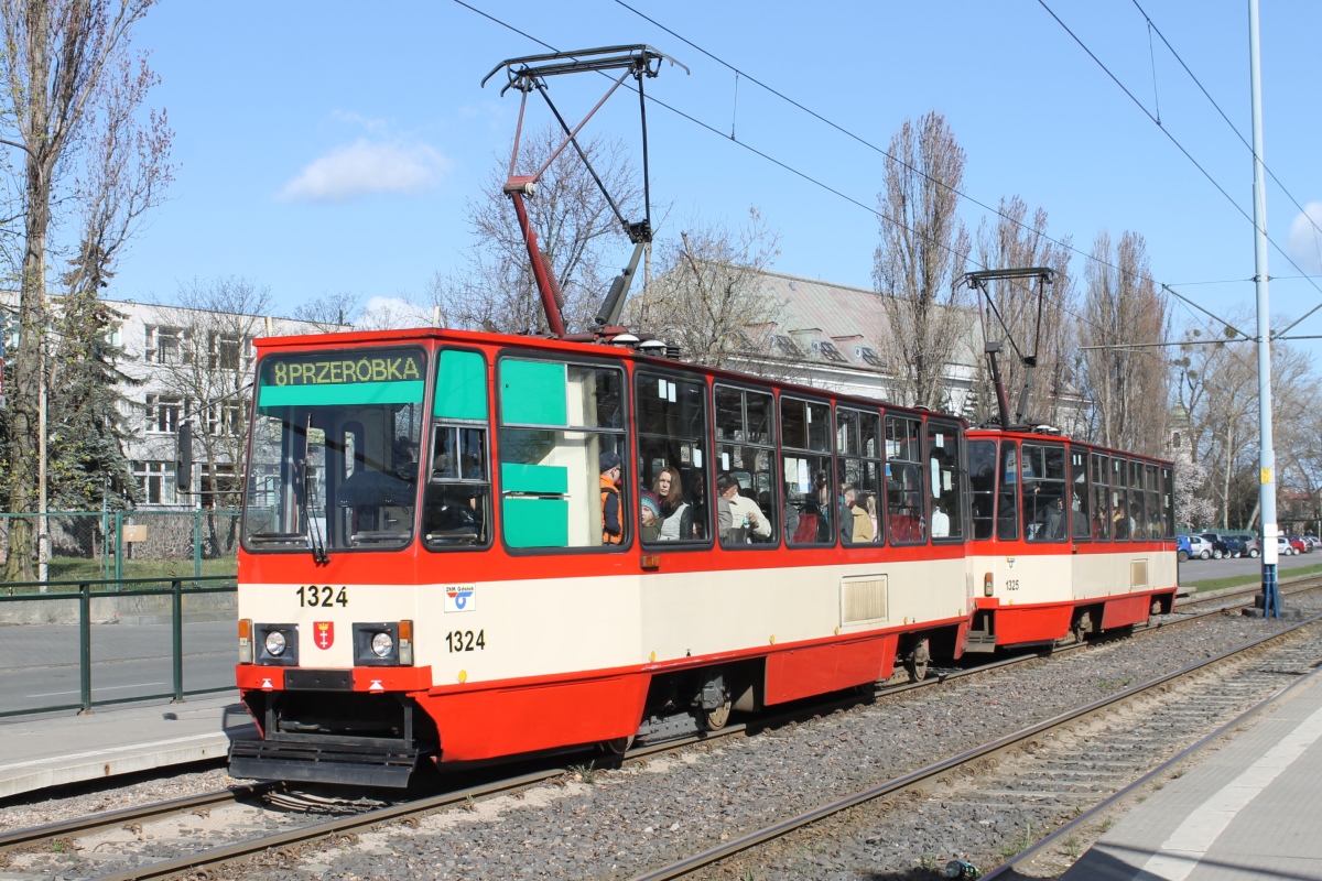Гданьск, Konstal 105Nch № 1324