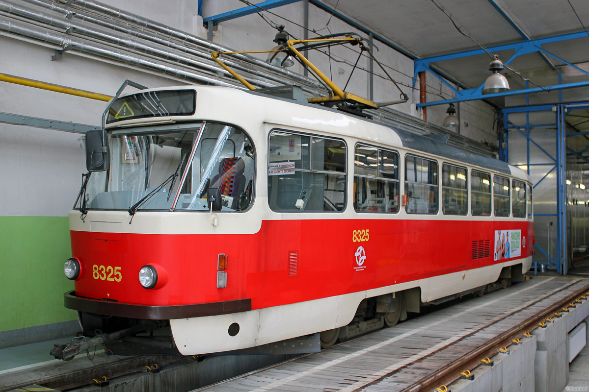 Прага, Tatra T3R.P № 8325; Прага — Трамвайные депо