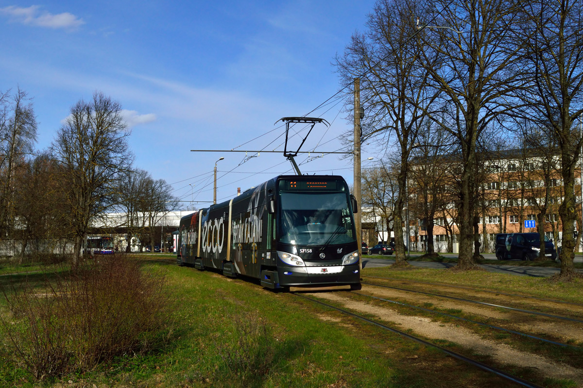 Рига, Škoda 15T ForCity Alfa Riga № 57158