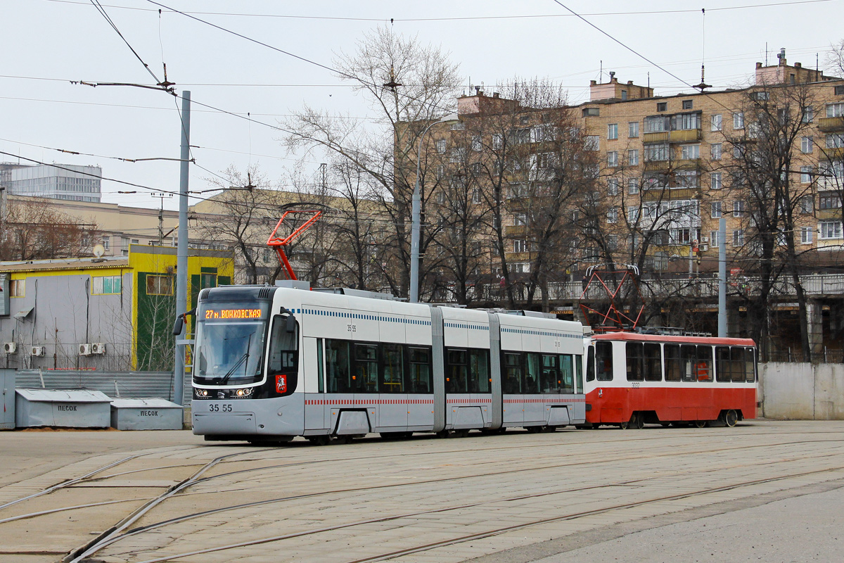Москва, 71-414 (Pesa Fokstrot) № 3555