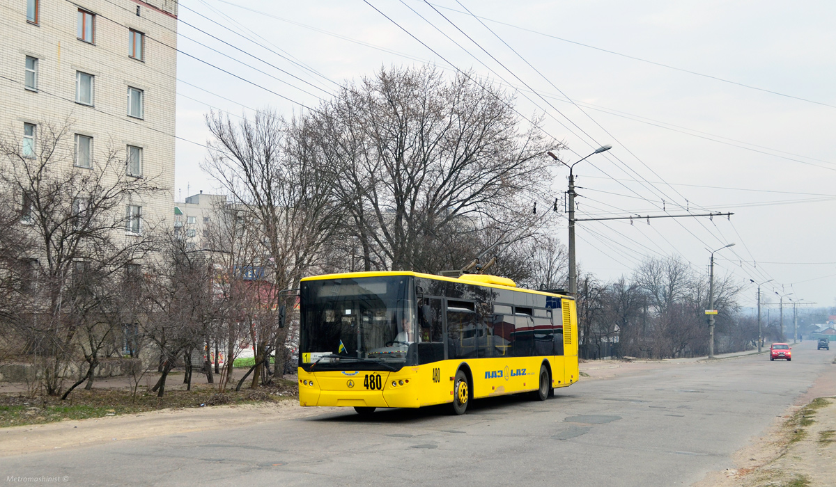 Чернигов, ЛАЗ E183D1 № 480