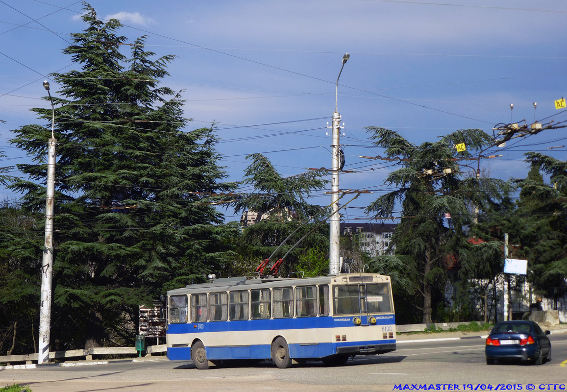 Крымский троллейбус, Škoda 14Tr89/6 № 8100