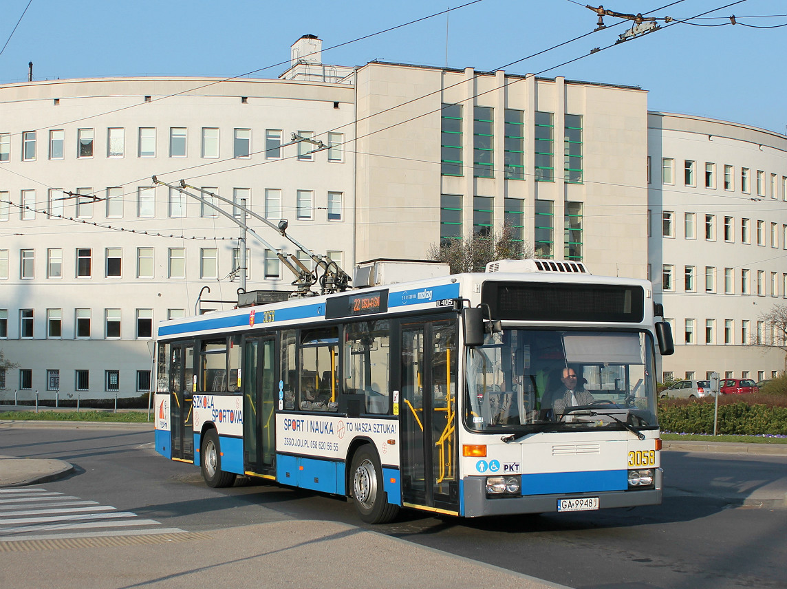 Гдыня, Mercedes-Benz O405N2AC № 3058