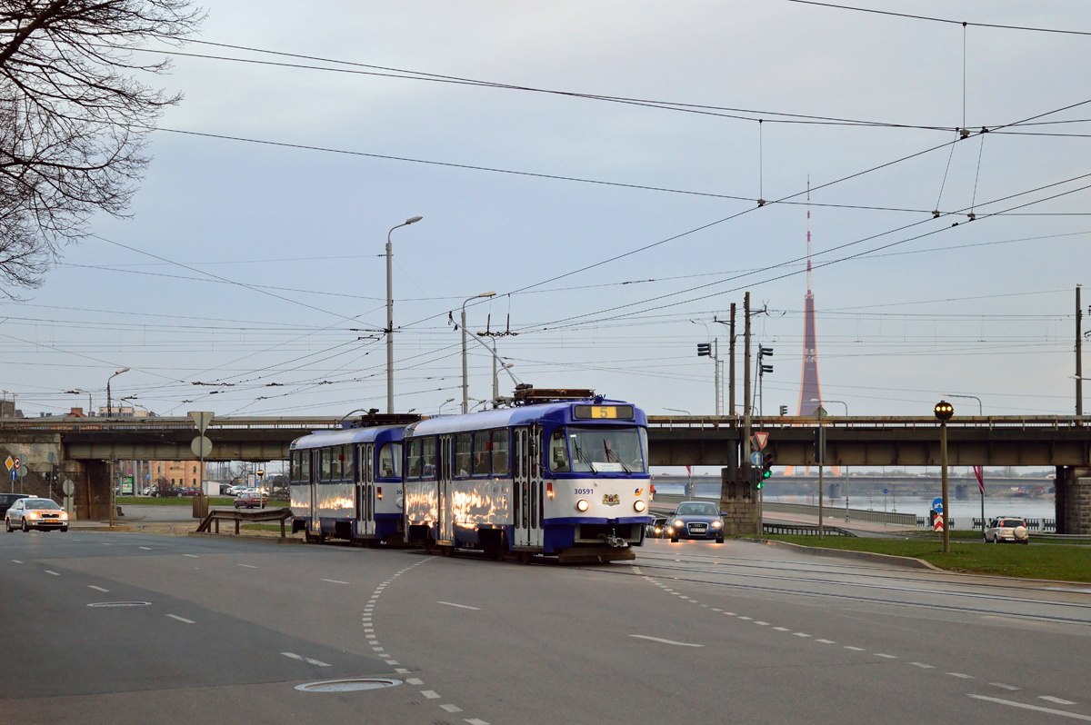 Рига, Tatra T3A № 30591