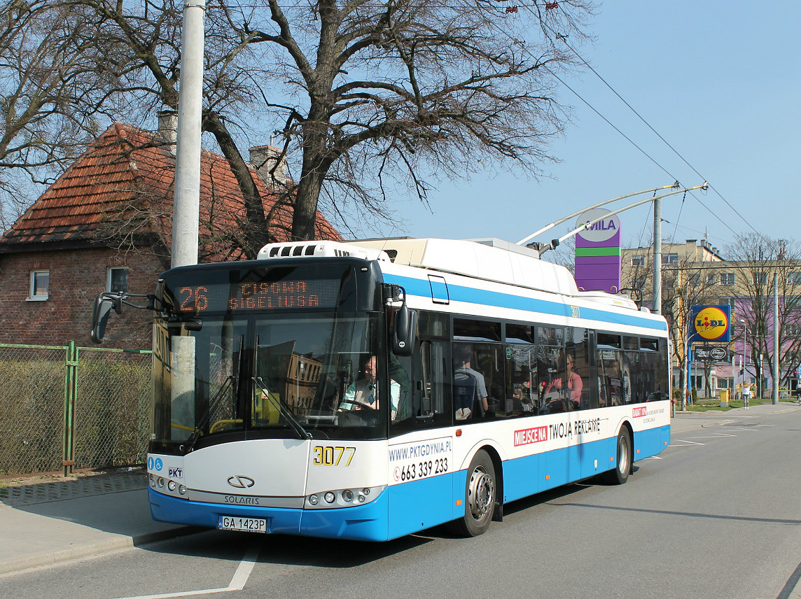 Гдыня, Solaris Trollino III 12 M № 3077