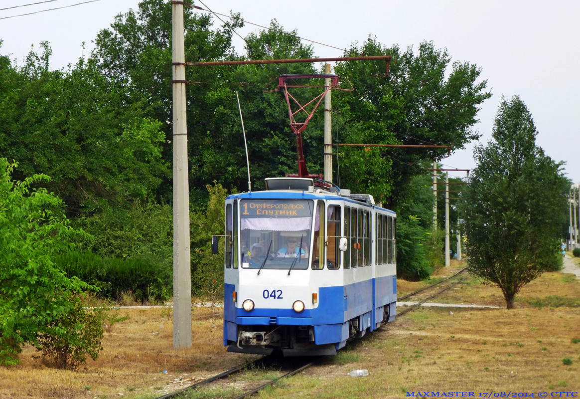 Евпатория, Tatra KT4SU № 042