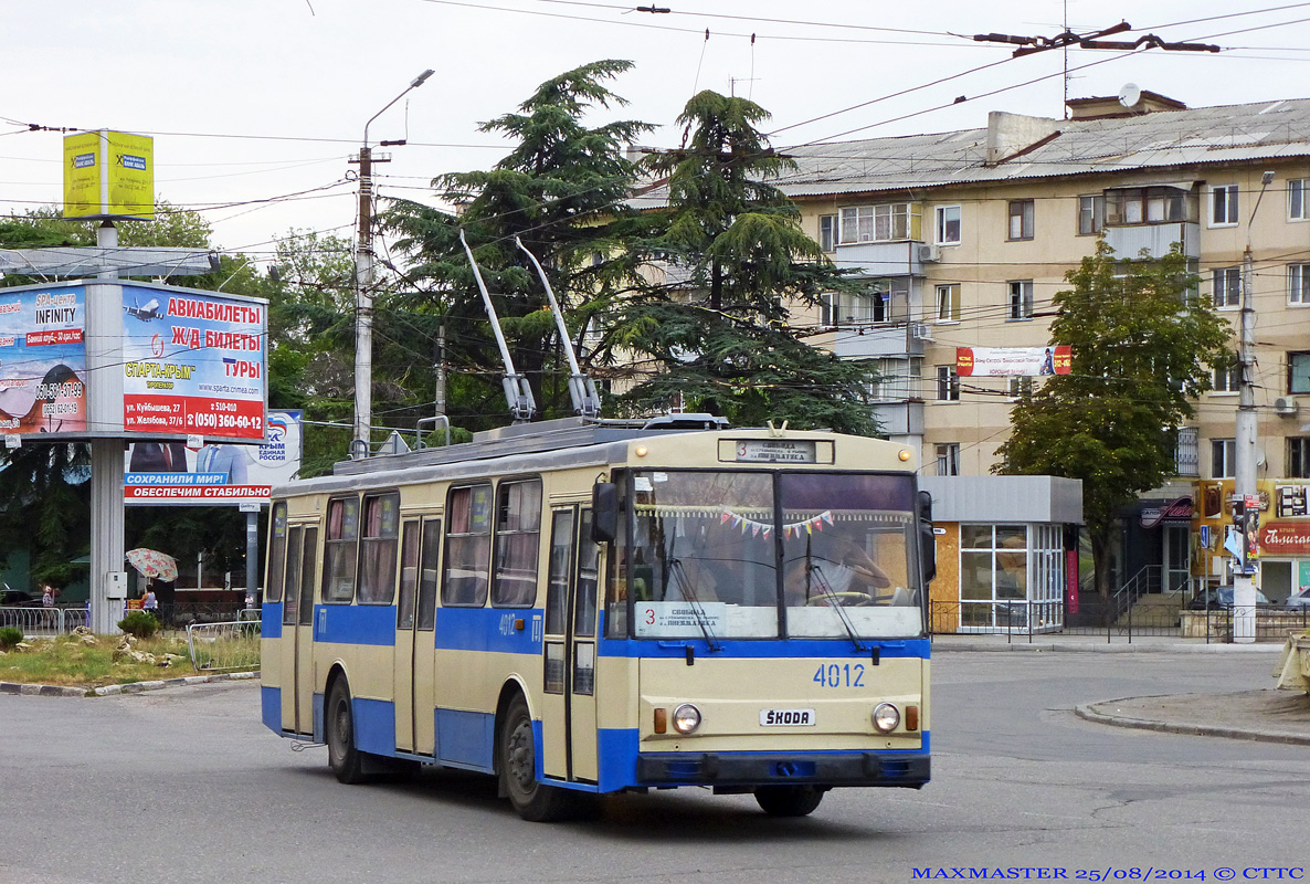 Trolleybus de Crimée, Škoda 14Tr11/6 N°. 4012