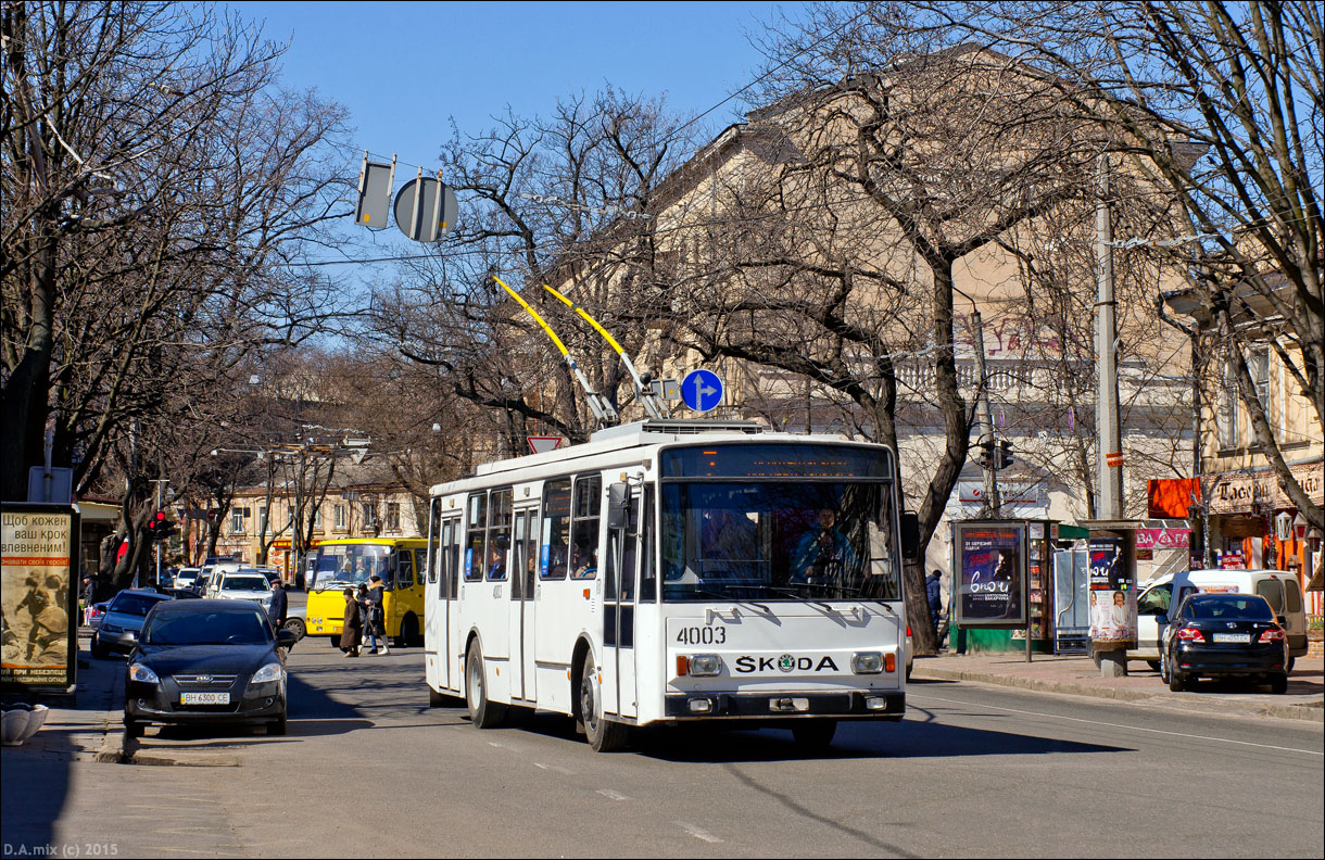 Одесса, Škoda 14Tr17/6M № 4003