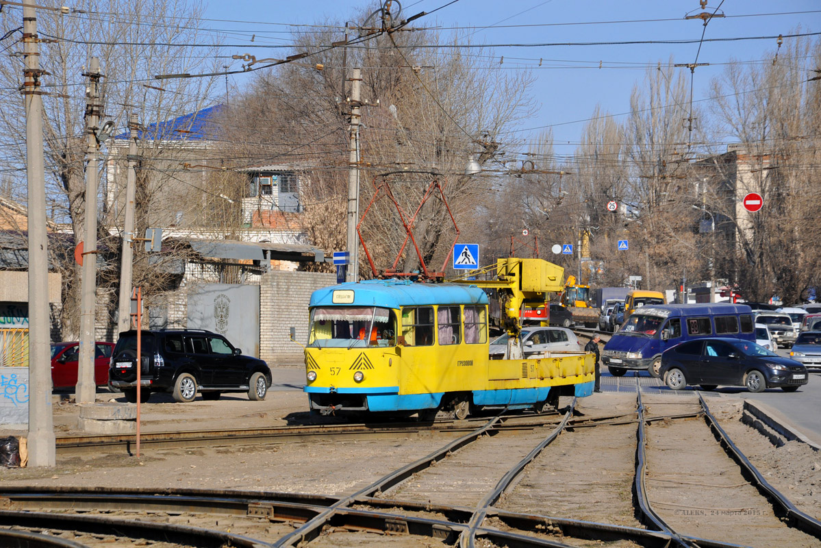 Volgograd, Tatra T3SU (2-door) N°. 57