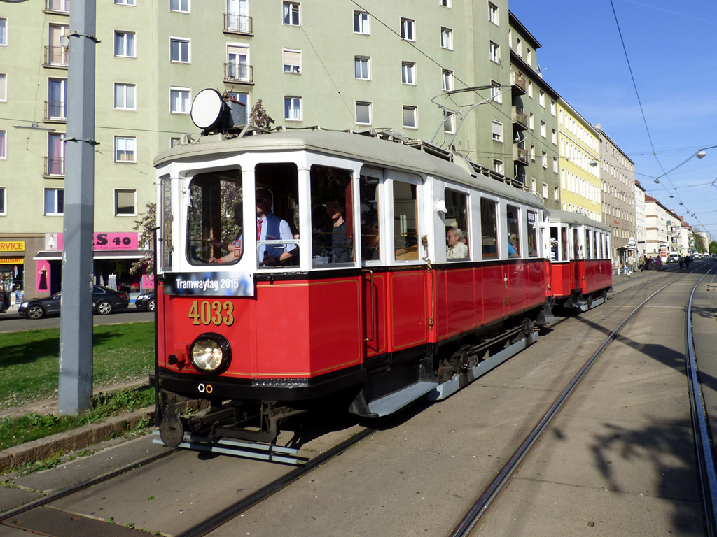 Вена, HW Type M(aw) № 4033; Вена — Tramwaytag 2015