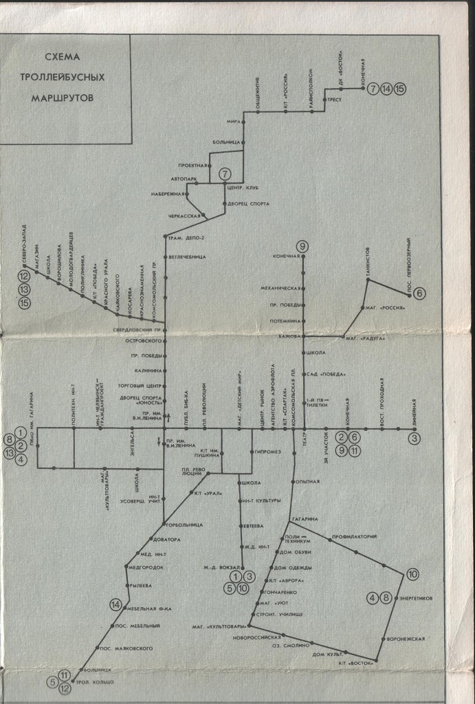 Челябинск — Схемы
