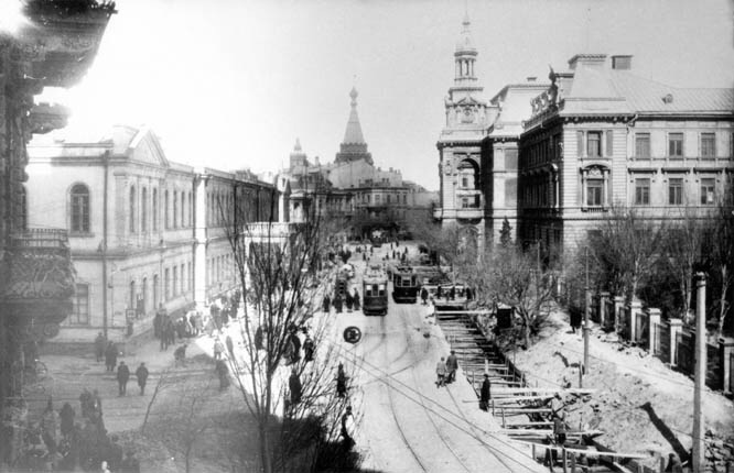 Баку — Старые фотографии (трамвай)
