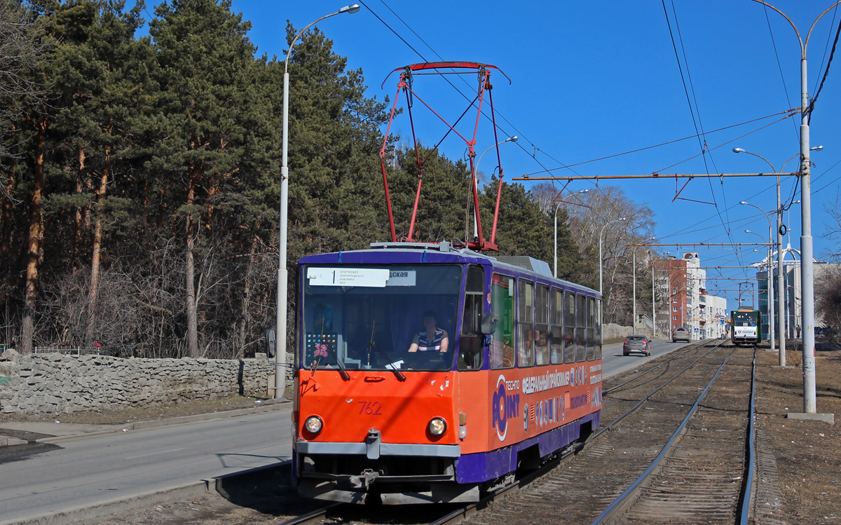 Екатеринбург, Tatra T6B5SU № 762