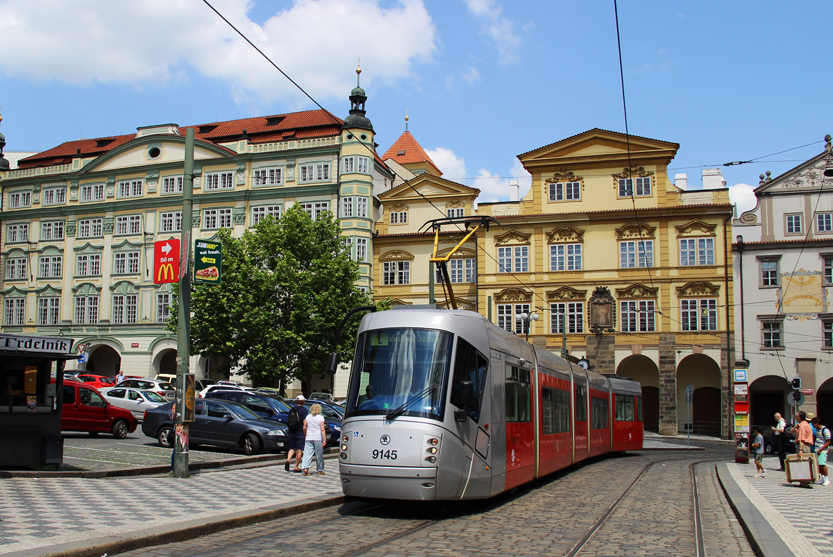 Прага, Škoda 14T Elektra № 9145