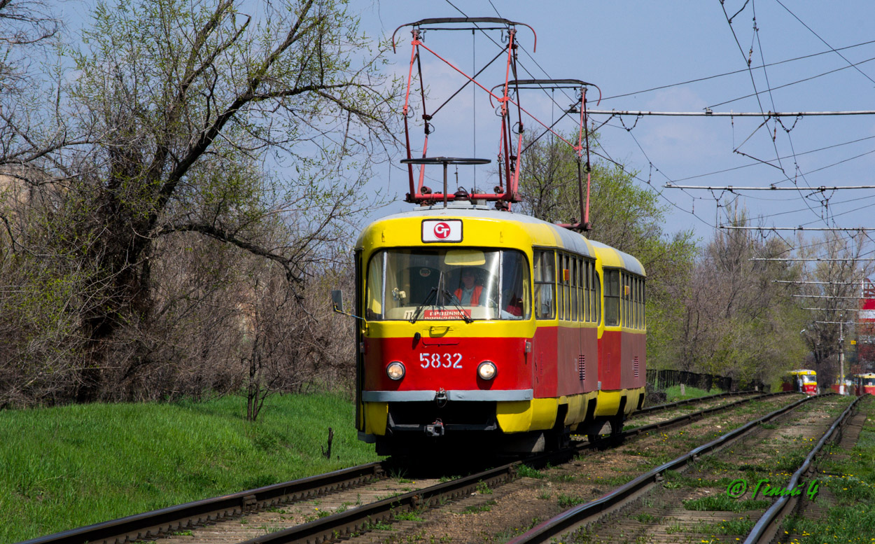 Волгоград, Tatra T3SU № 5832
