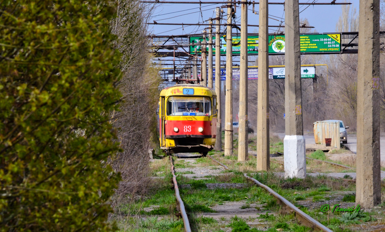 Wołżski, Tatra T3SU (2-door) Nr 83; Wołżski — ZOS tram link
