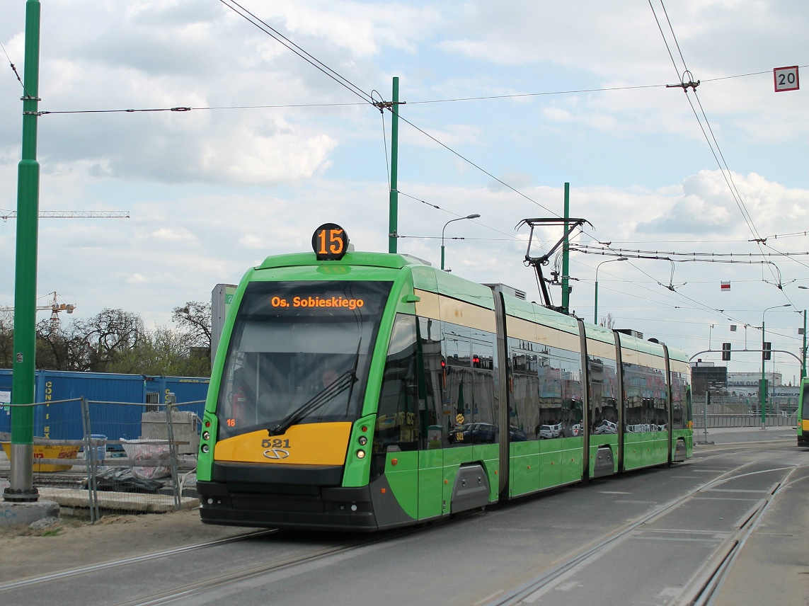 Познань, Solaris Tramino S105p № 521