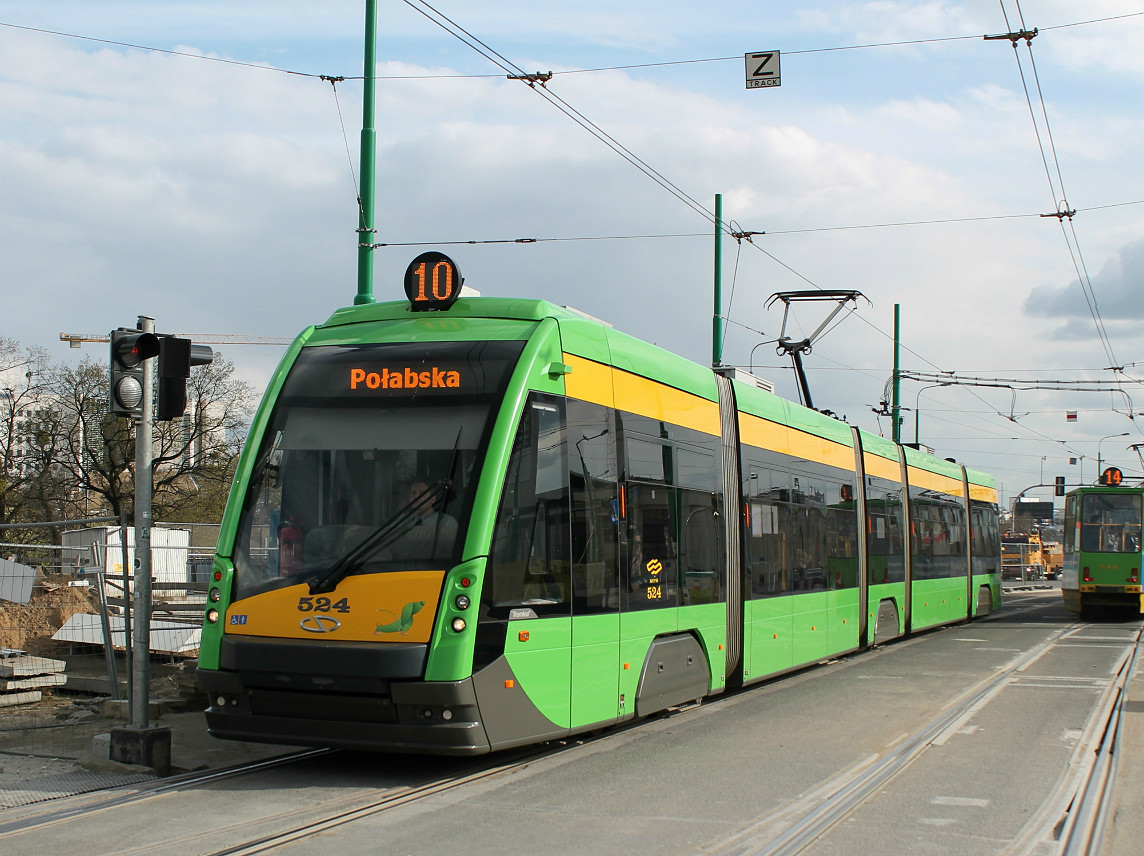 Познань, Solaris Tramino S105p № 524