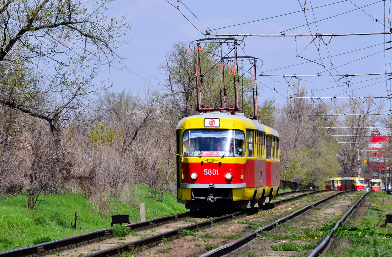 Волгоград, Tatra T3SU № 5801