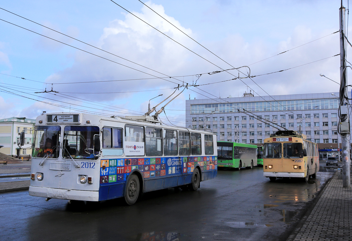 Красноярск, ЗиУ-682Г-016 (018) № 2012; Красноярск, ЗиУ-682 КВР Красноярск № 2087