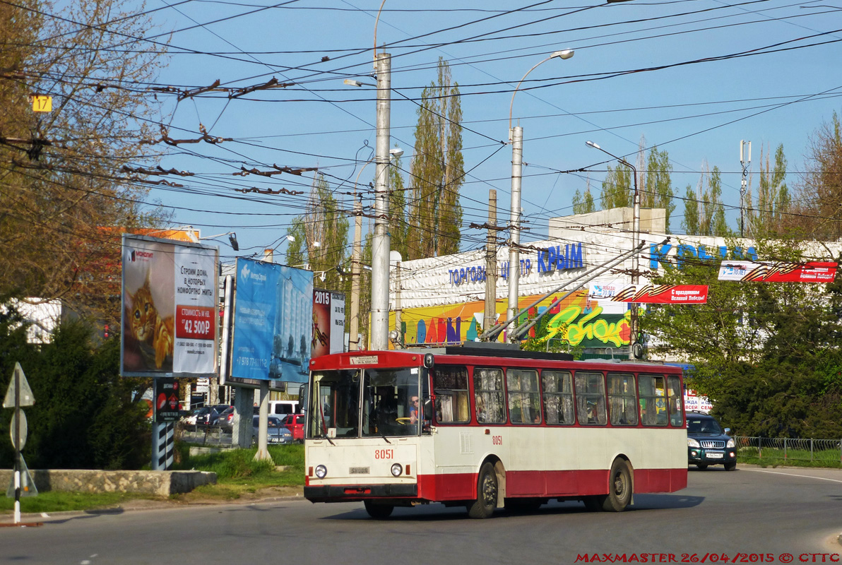Крымский троллейбус, Škoda 14Tr02/6 № 8051