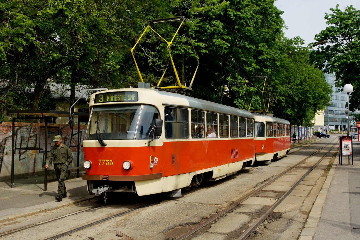 Pozsony, Tatra T3SUCS — 7753
