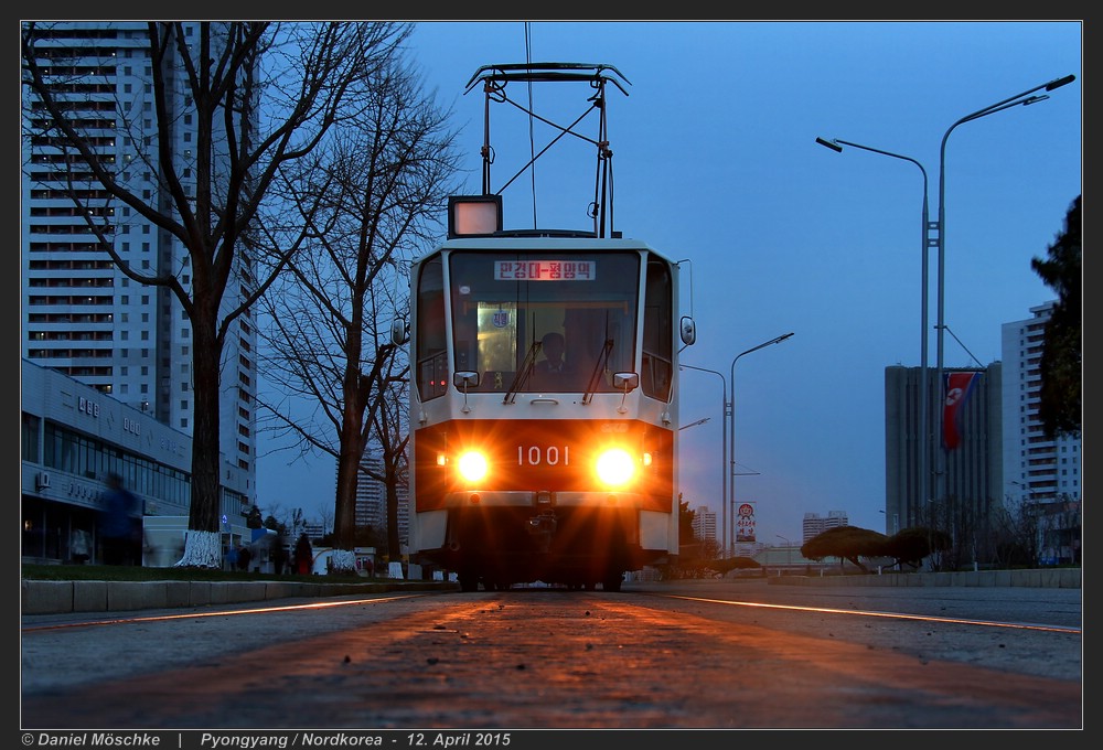 Пхеньян, Tatra KT8D5K № 1001