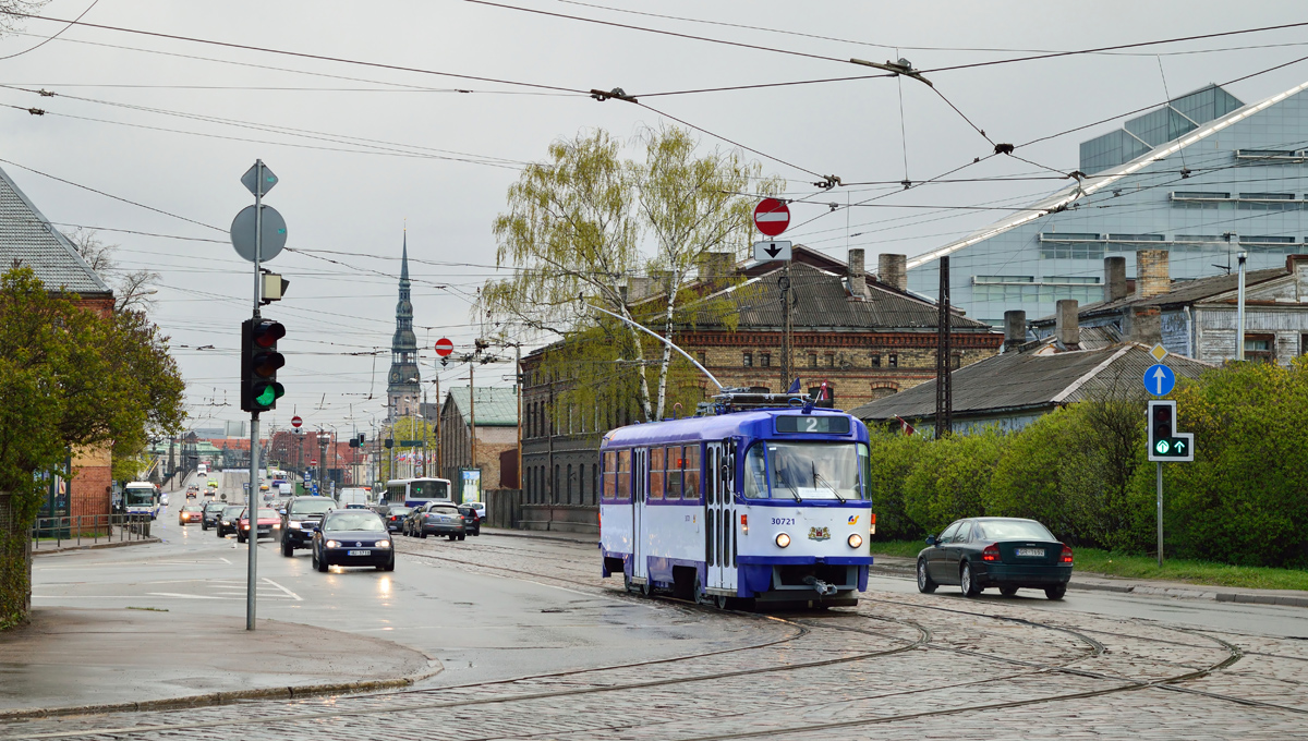 Рига, Tatra T3A № 30721