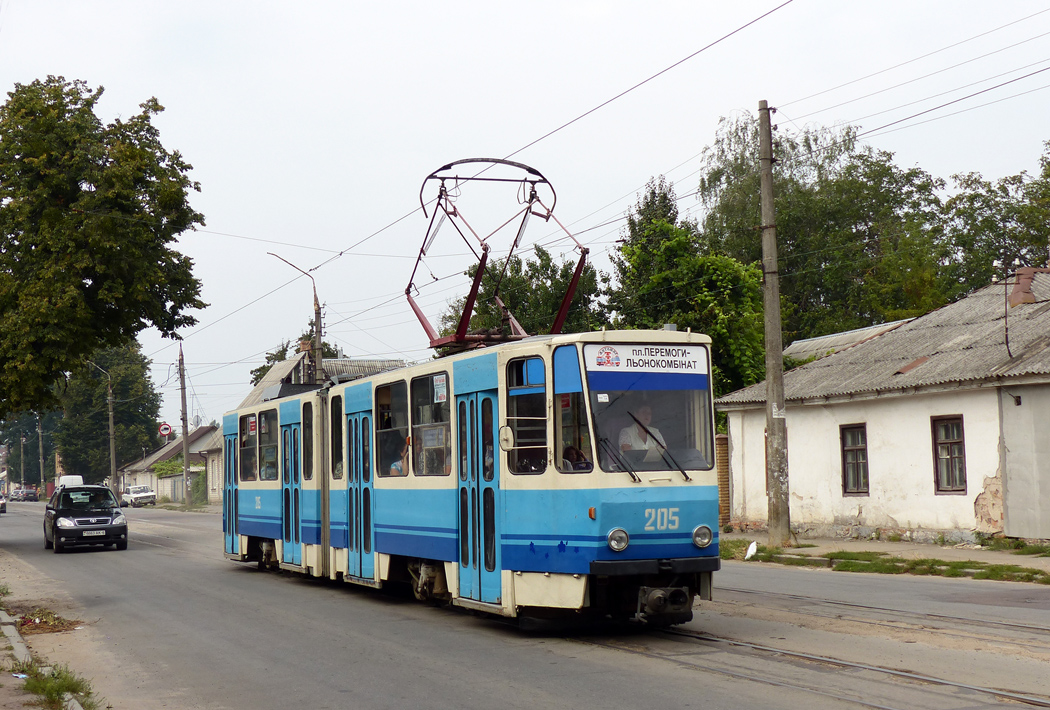 Житомир, Tatra KT4SU № 205