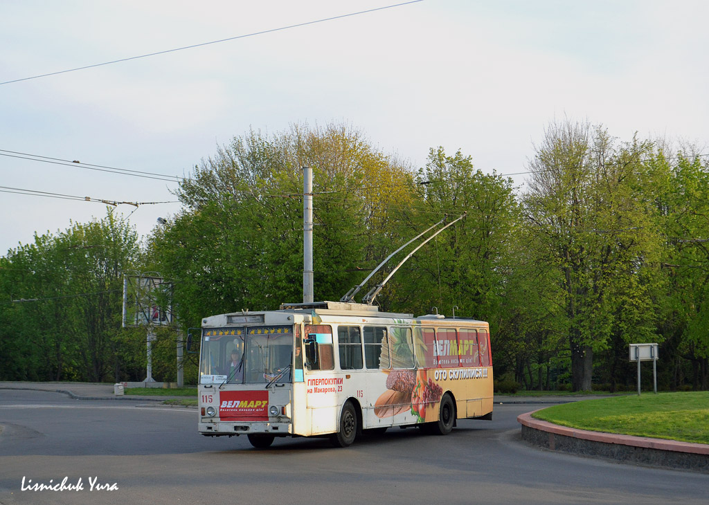 Ровно, Škoda 14Tr89/6 № 115