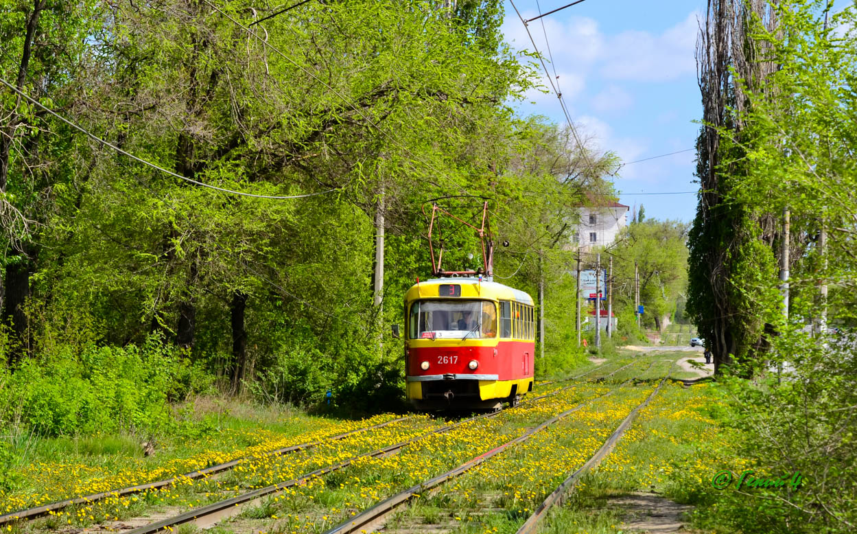 Волгоград, Tatra T3SU (двухдверная) № 2617