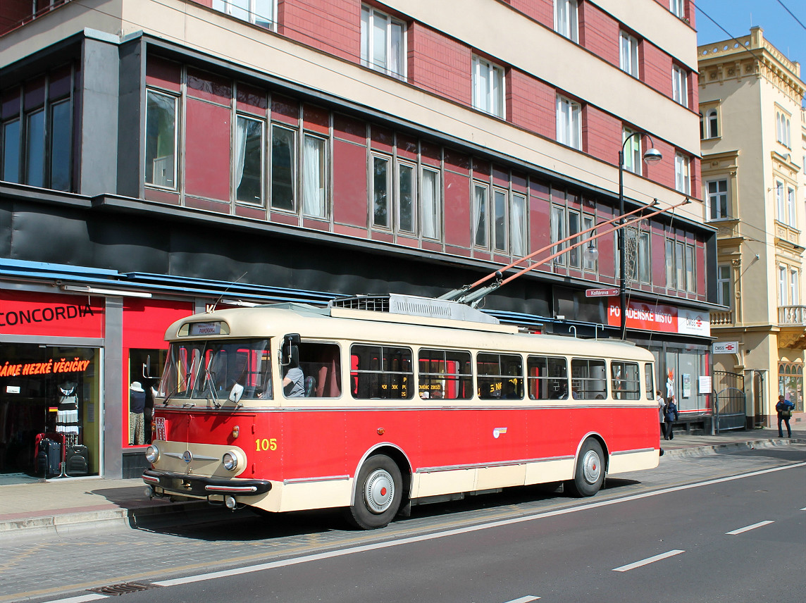 Теплице, Škoda 9TrHT28 № 105