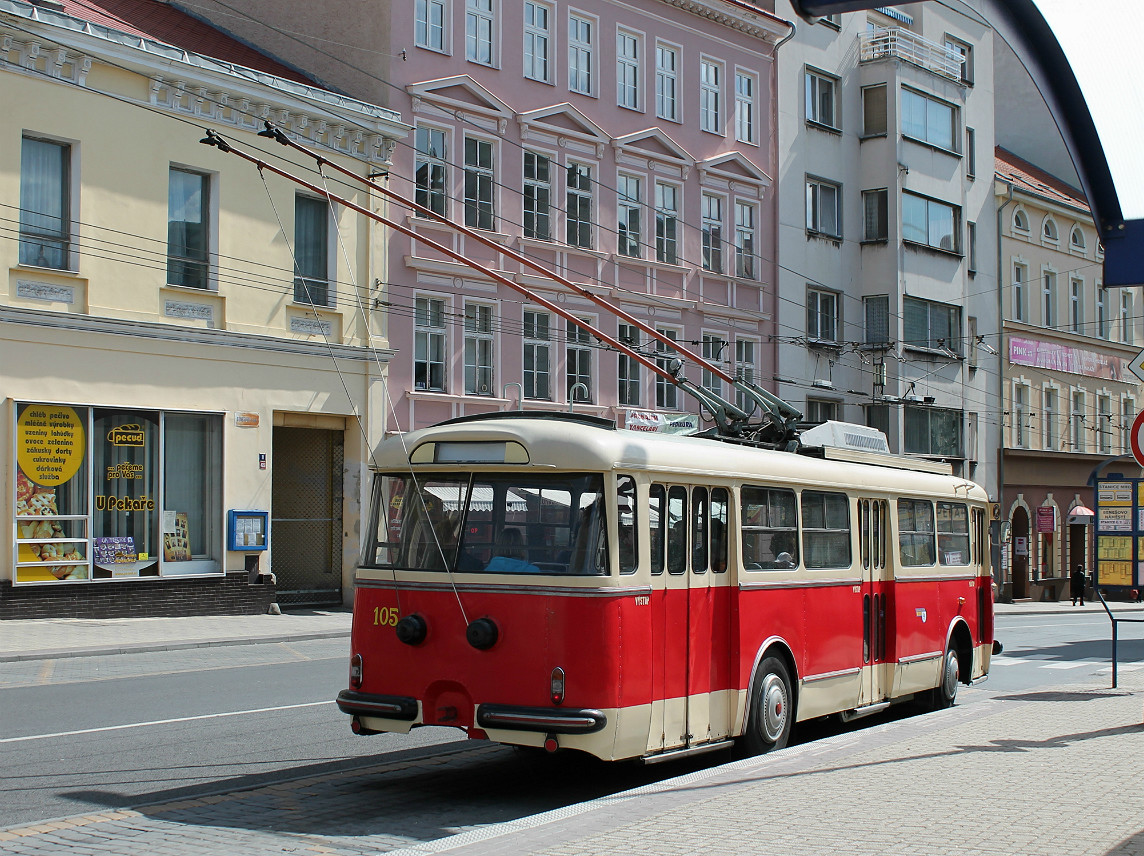 Теплице, Škoda 9TrHT28 № 105