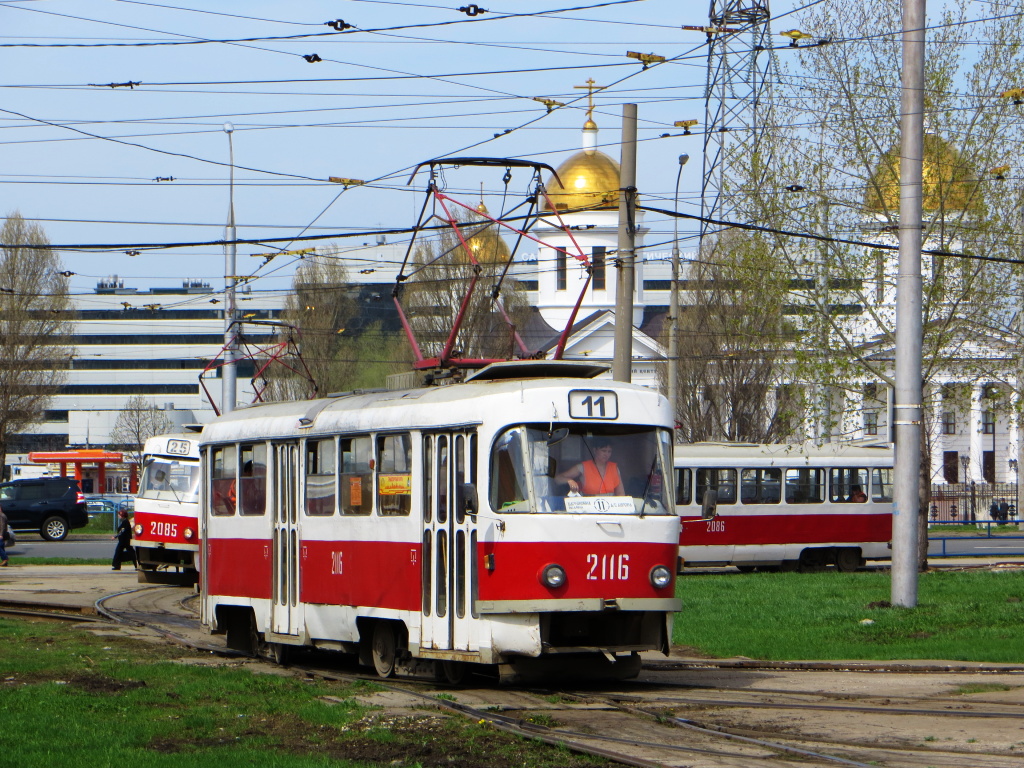 Samara, Tatra T3SU Nr. 2116; Samara — Terminus stations and loops (tramway)