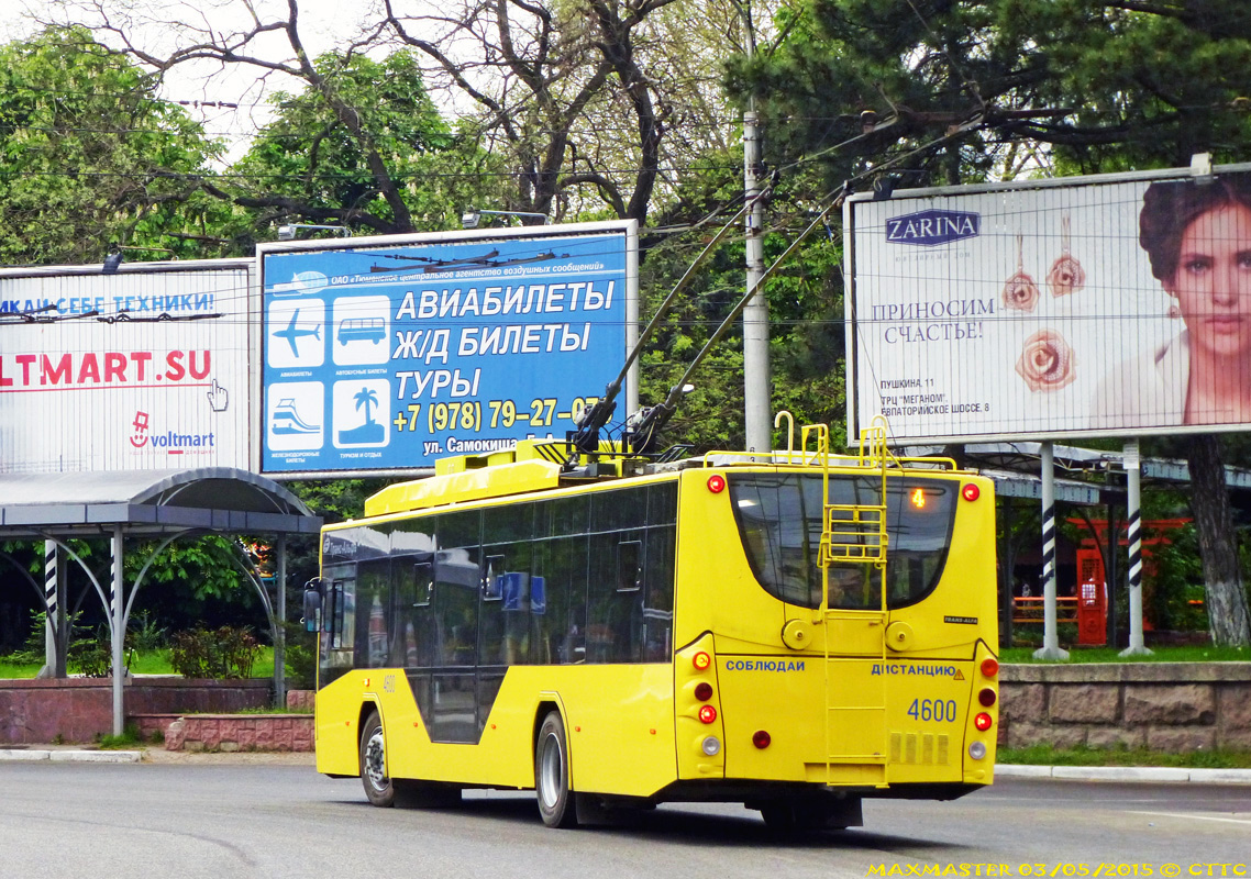 Крымский троллейбус, ВМЗ-5298.01 «Авангард» № 4600
