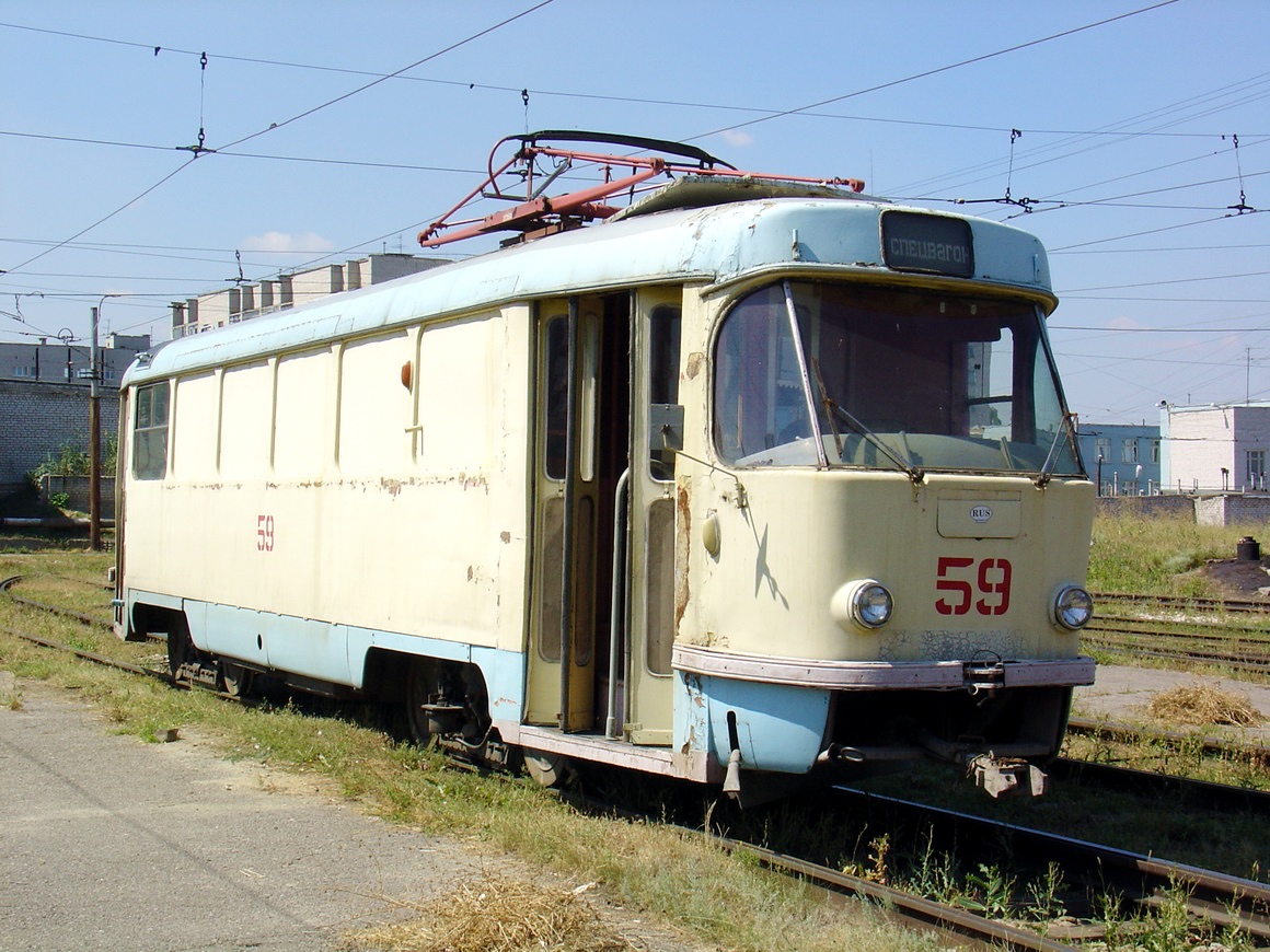 Волгоград, Tatra T3SU (двухдверная) № 59