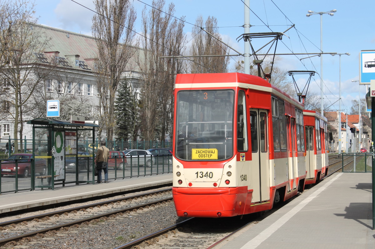 Гданьск, Konstal 105NaD № 1340