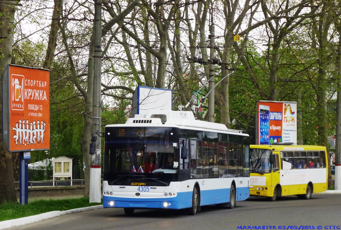 Крымский троллейбус, Богдан Т70110 № 4305