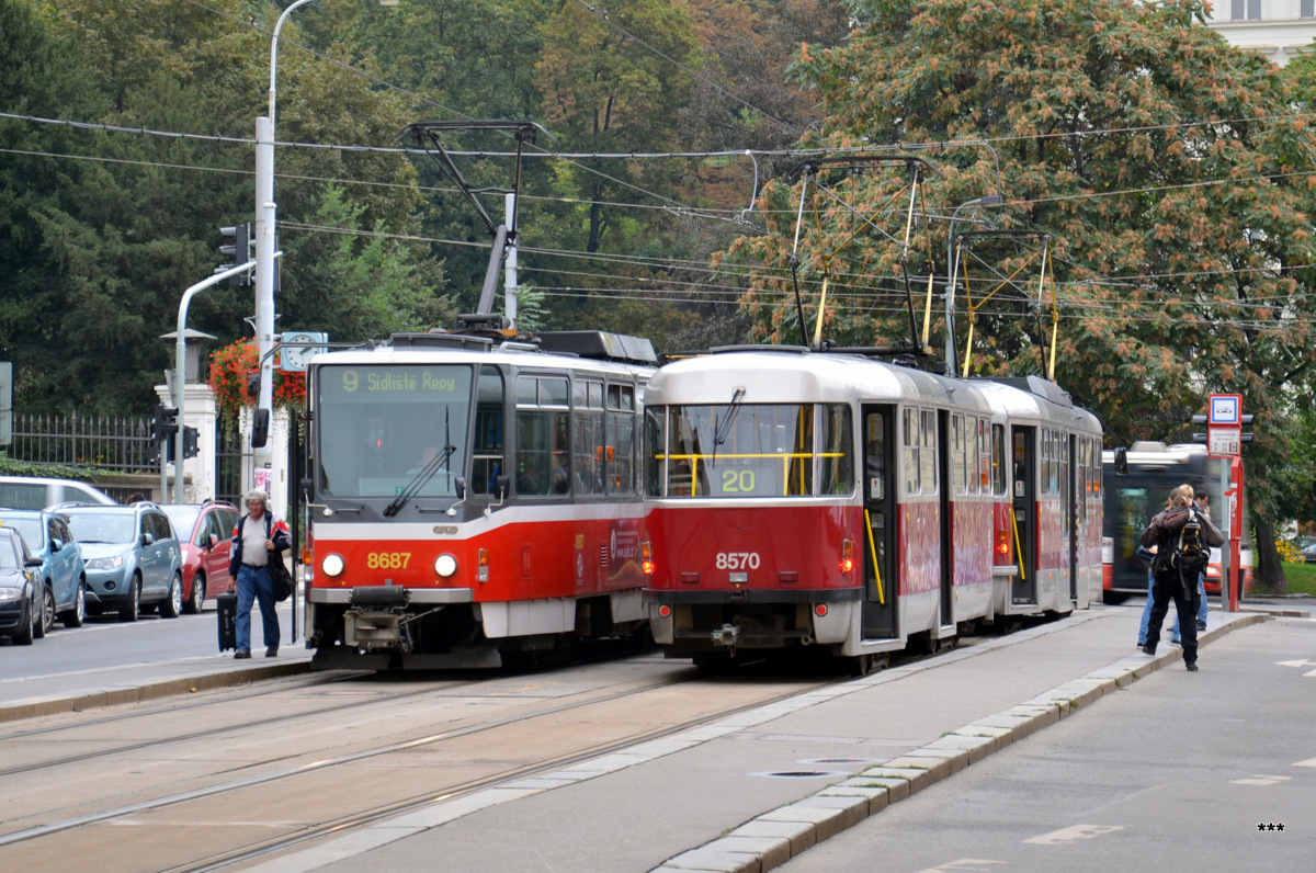 Прага, Tatra T3R.P № 8570