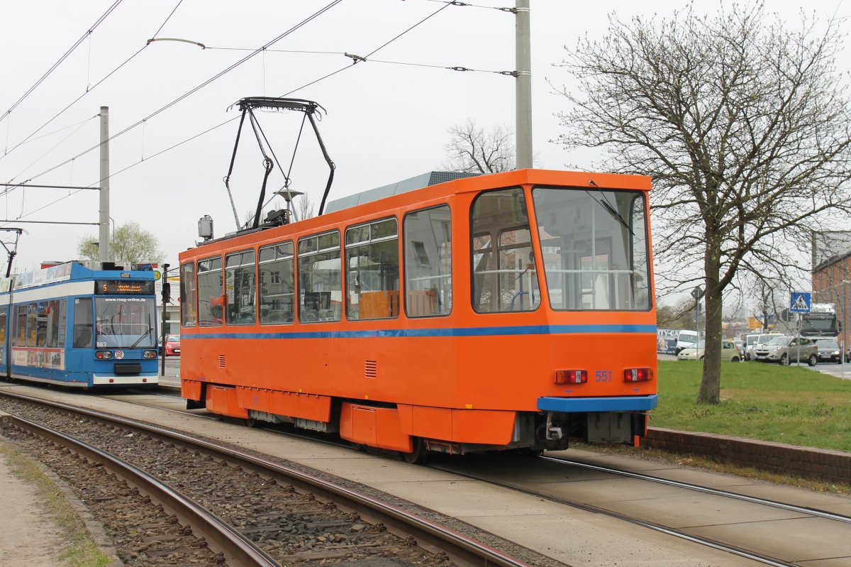 Rostock, Tatra T6A2M N°. 551