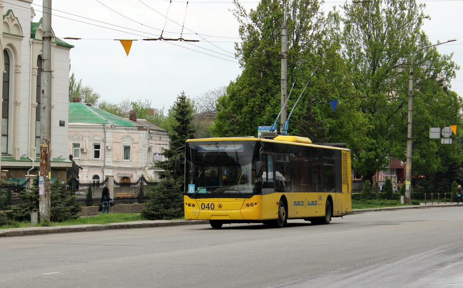 Запорожье, ЛАЗ E183D1 № 040